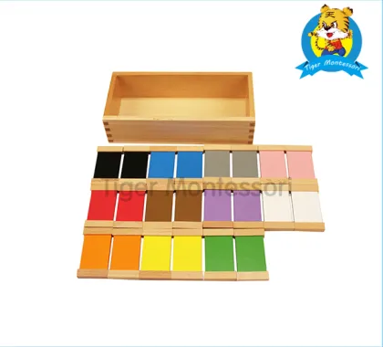 School Educational Equipment: Montessori Color Tablet Wooden Educational Kids Toy