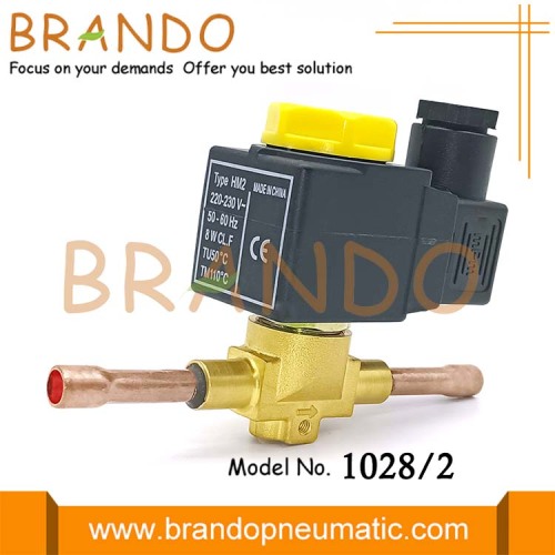 1/4 &#39;&#39;1028/2 ODF 2 방향 NC 냉장 솔레노이드 밸브 냉장 시스템 12V 24V 110V 220V