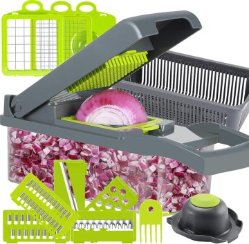 Multifunktionaler Gemüsehacker: Zwiebelgurkenkartoffelschneider für Heimküchen