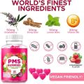 PMS Gummies Balance hormonal Relevento Menstrual de mujeres Dolor