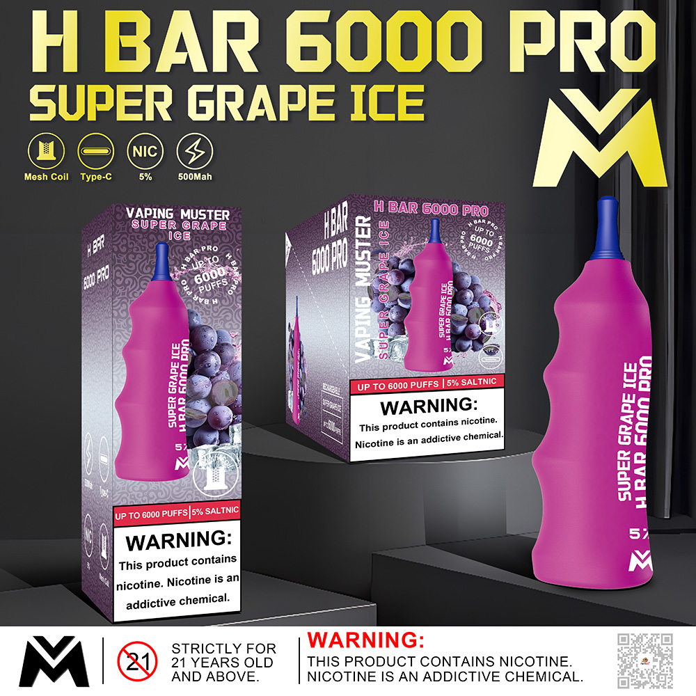 T Bar 6000 PRO Puff