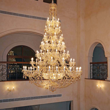 Vintage Luxury Crystal Chandelier for Hotels and Weddings