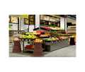 High Grade Supermarket Fruktdisplay hyllor