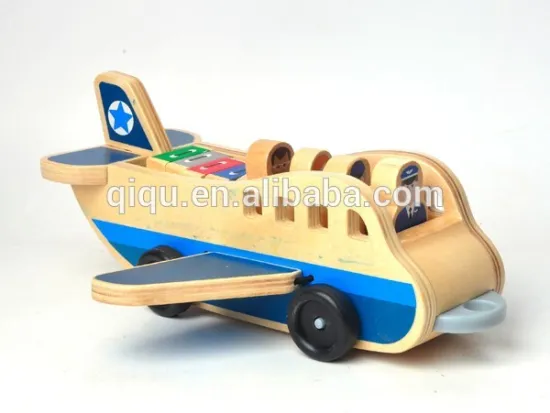 2015 New Design Wooden Toy Plane Set