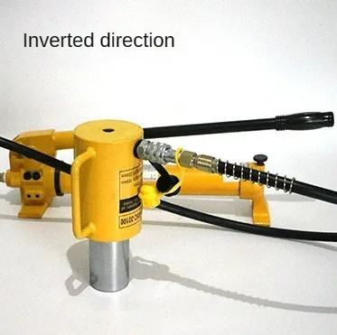 China Supplier Enerpac Small Bore 3 Stage Telescopic Hydraulic Cylinder with Hand Pump