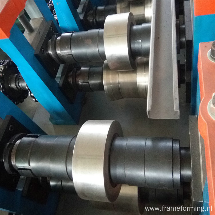 steel ceiling Slotted C Channel roll forming  machine