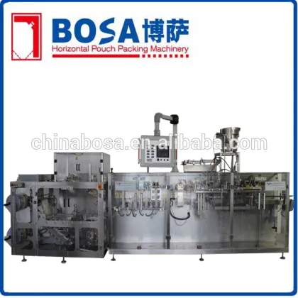 automatic stand up pouch nougat packing machine