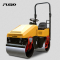 Operated convenient 1ton diesel engine double drum road roller