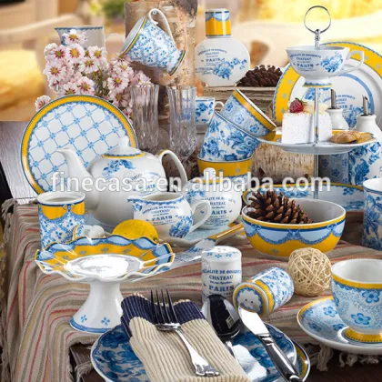 Elegant New Bone China Ceramic Tea Pot Coffee Pot Sugar Pot Milk Pot