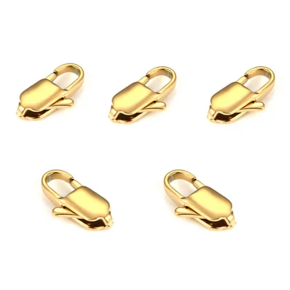 Factory Wholesale 18K Gold Plated Metal Lobster Clasp