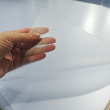 Matte Rigid Transparent Printable PVC Sheets