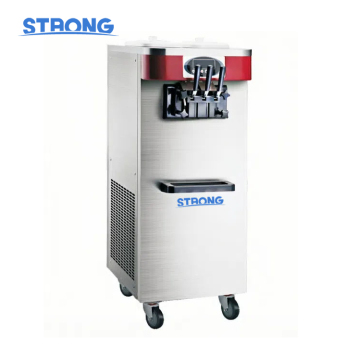 Fully Automatic 3 Flavors Soft Ice Cream Machine for Food Industry