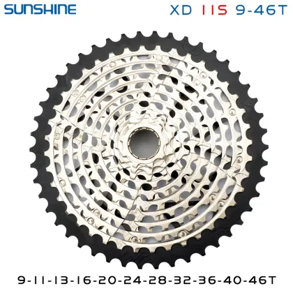 SUNSHINE Ultralight XD Bicycle Cassette - 11/12 Speed Mountain Bike Freewheel for SRAM XD Freehub