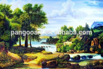 landscape painting,canvas prints oil painting for wall decoration
