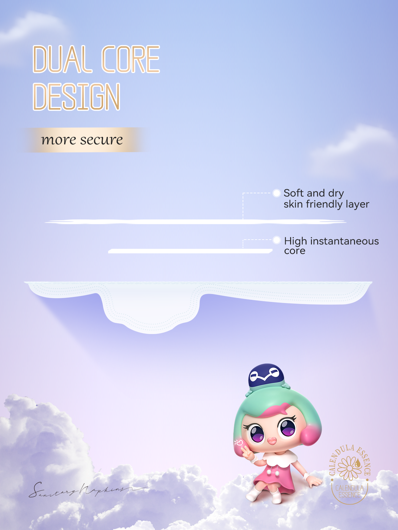 Soft Panty Liners with Non-Slip Design（1）