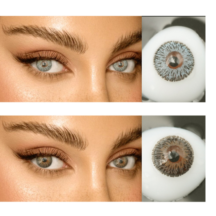 High quality color-adjustable contact lenses