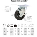 3/4/5 Zoll antistatische industrielle Rollen mit Bremsen