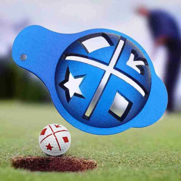 Portable Golf Ball Line Marker Tool with Quick-Dry Marker Pen: Your Ultimate Golf Alignment Solution