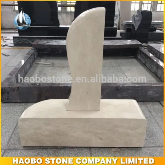 Halley Beige stone germany design tombstone