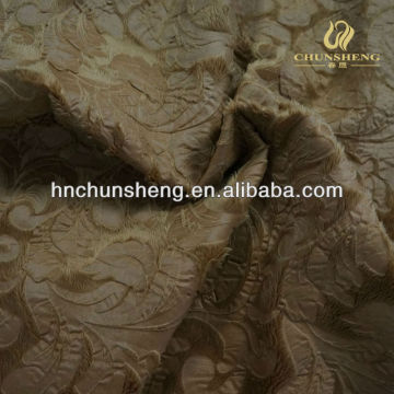 100% polyester embossed velboa short floss with flower pattern design sofa cover upholstery fabric