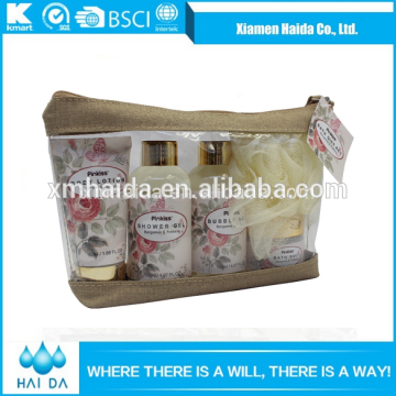 Promotional personalized travel size toiletry set