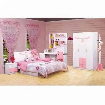 Solid Wood Baby Bedding Set, Wardrobe Measures 120 x 60 x 107cm