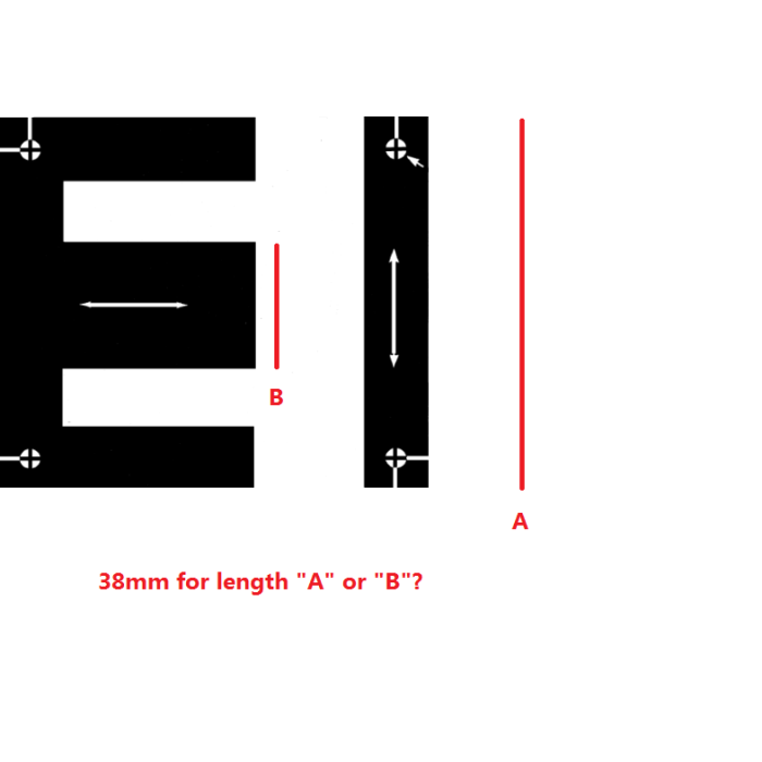 전력 변압기 코어 Laminas Monofasicas Ei48