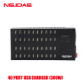 40 port carregador USB Carregamento de fone de ouvido Bluetooth