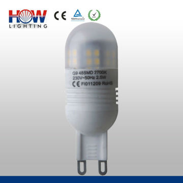 2.5W LED G9 Bulb With 3020 SMD