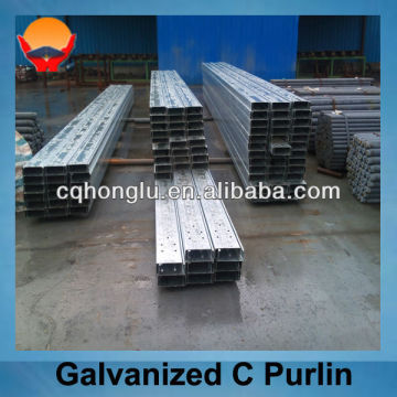 Steel building material galvanized C purline