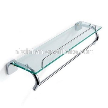 New bathrooms designs glass shelf