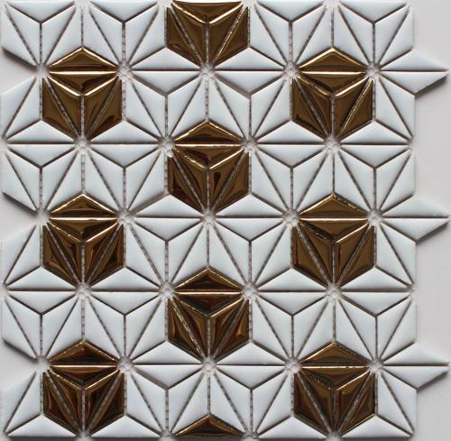 Bunga Pola Keramik Mosaic Tile