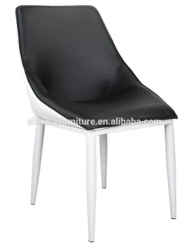 steel tube dining chair in PU cover S-321