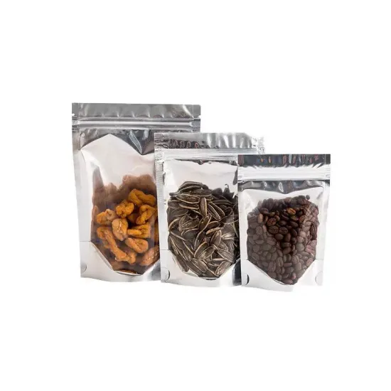 Custom Yin-Yang Aluminum Foil Zipper for Food