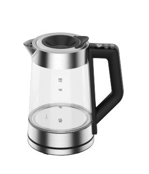1.7L Temperature Display Show Glass Digital Kettle