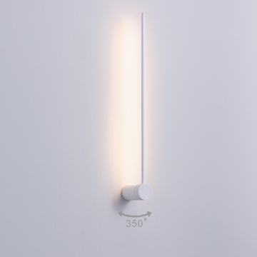 Modern 9W Aluminum White Bedroom LED Indoor Wall Light