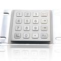 Metal keypad for kiosk