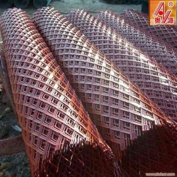 China manufacture galvanized Low Carbon Steel PVC coated Heave expanded metal mesh