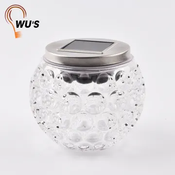 Modern outdoor clean AA Battery garden solar lights decorative solar mason jar light