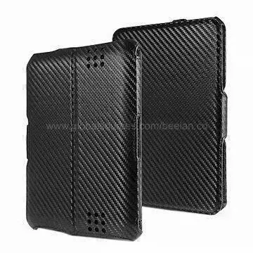 PU Leather Cases for New Kindle Fire HD, with Standing Function, Handstrap for Easy Carrying