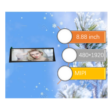 8.88 Inch TFT LCD 480x1920 Resolution MIPI Interface Display Panel