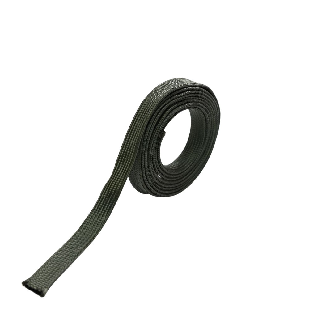 Olive Green Kevlar Braided Sleeve