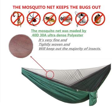 2 person camping hammock with mosquito net