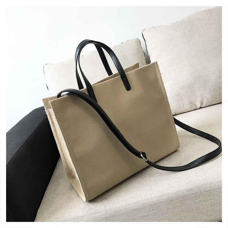 Canvas Bag With Zipper
