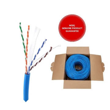 Düşük Fiyat Üreticisi 305m CAT6 CAT5E UTP Ağ Kablosu İç/Dış Mekan Kullanımı - FluK E Pass 4PR 23AWG ROLL