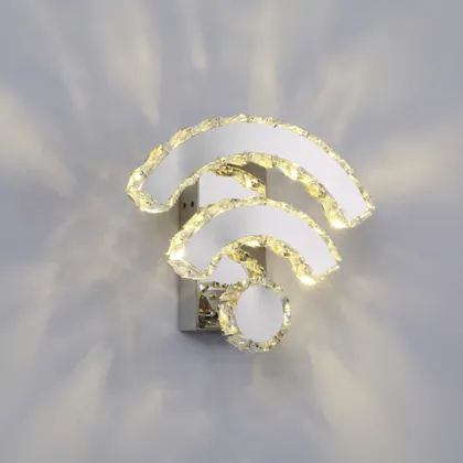 decorative reading wall lamp crystal wall scone