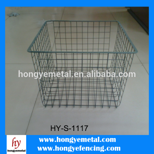 Stainless steel shallow basket