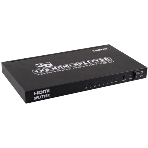 8 ports hdmi splitter with 3D support