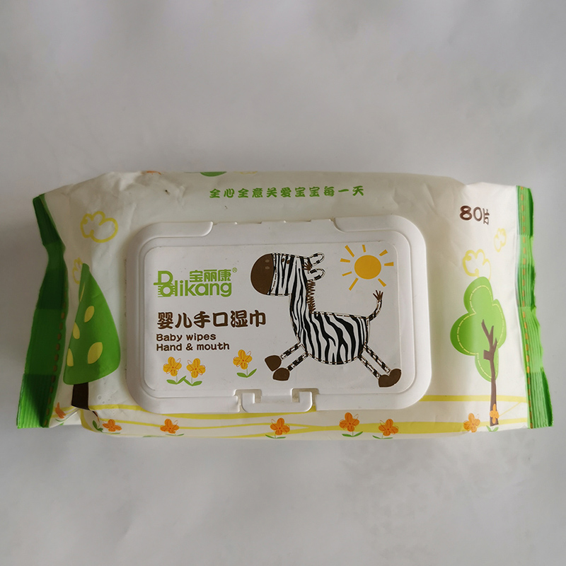 Non-woven Spunlace Bamboo Babies Wipes