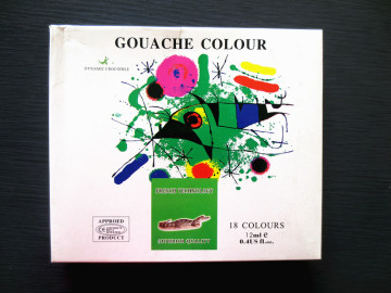 18 pcs Gouache Paint Set,color easy paint,diy paint set